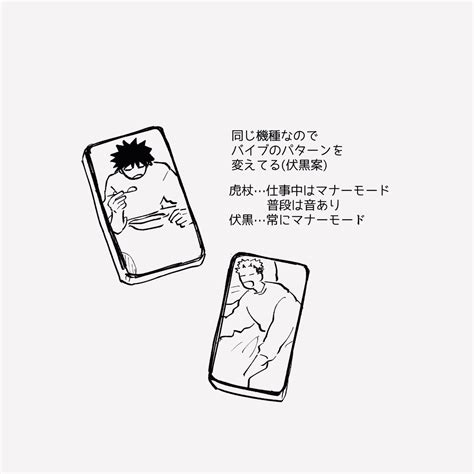 「虎i伏 📞 」とほの漫画