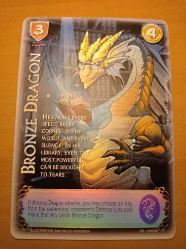 Bronze Drag N Sacred Sword Carta Mitos Y Leyendas Salo Cuotas Sin