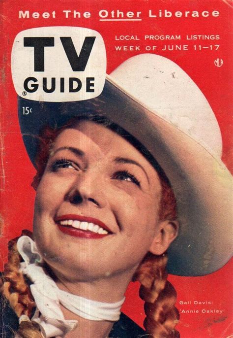 1955 Tv Guide June 11 Gail Davis Annie Oakley Hal Roach Jr George