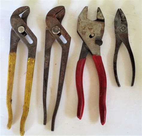 Pliers Four Pair 2 Are Channellock Style One Toyota Made In Japan