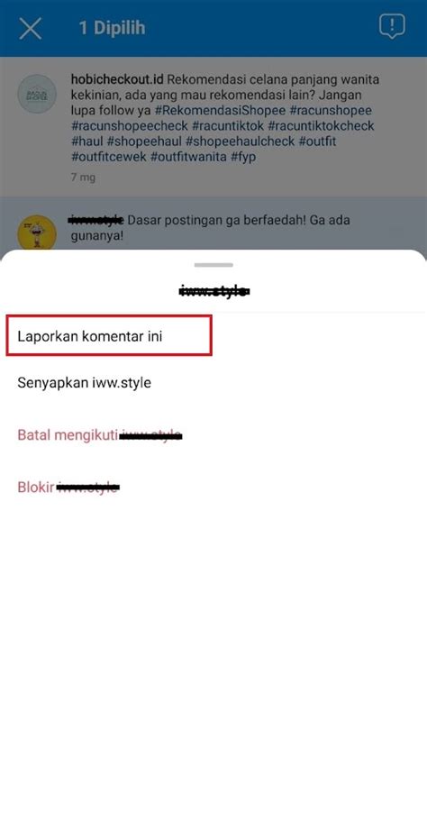 Cara Menghapus Komentar Instagram Di Postingan Sendiri Atau Orang Lain