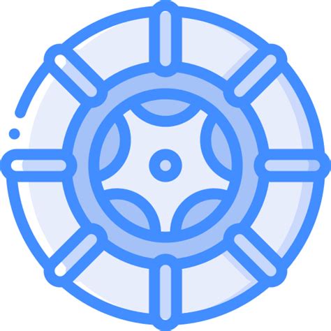 Wheel Basic Miscellany Blue Icon