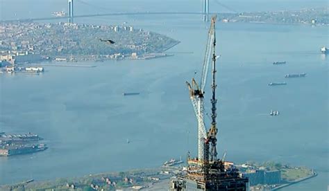 Crews Bolt The Last Pieces Atop One World Trade Center