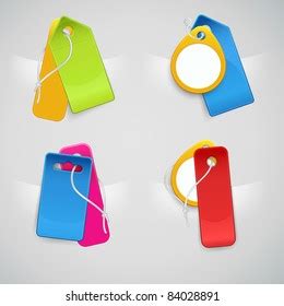 Set Colorful Price Tags V2 Stock Vector (Royalty Free) 84028891 ...