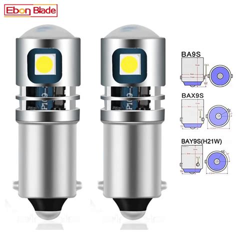 Pcs Ba S T W Led Bulb V V Bax S H W H W Bay S H W Car Rear Fog