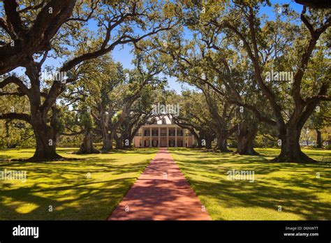 Oak Alley Plantation Stock Photo Alamy