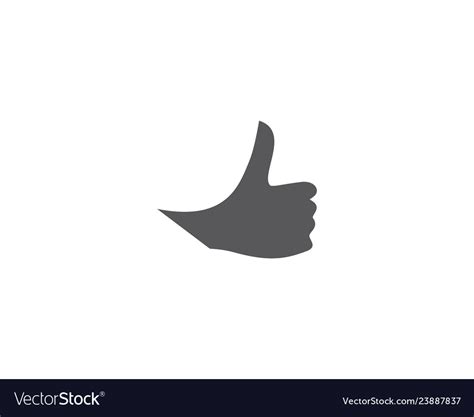 Thumb logo Royalty Free Vector Image - VectorStock