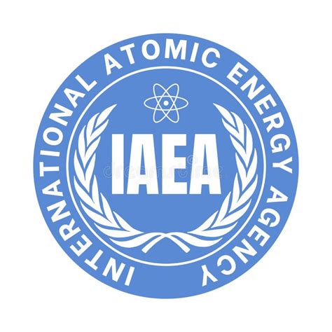 S Mbolo Internacional Da Ag Ncia De Energia At Mica Do Iaea Fotografia