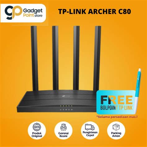 Jual Tp Link Archer C80 Ac1900 Wireless Mu Mimo Wi Fi Router 5g 1300mbps Shopee Indonesia