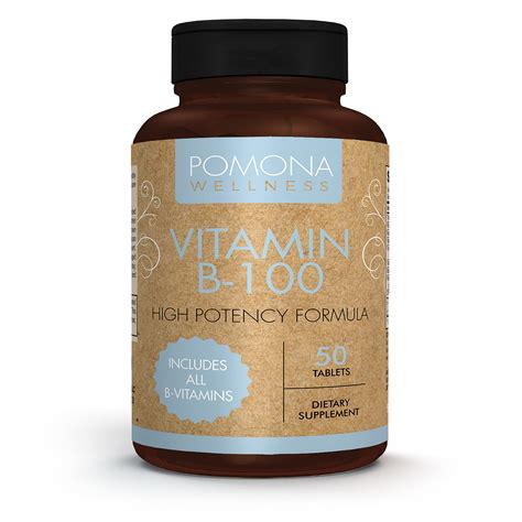 Buy Pomona Wellness Vitamin B Complex Supplement With Folic Acid High