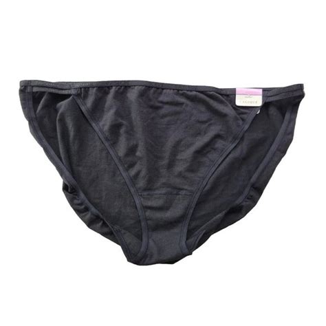 Cacique Intimates Sleepwear New Cacique Women Black Underwear String Bikini Panty