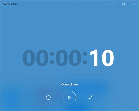 Windows Alarm Und Uhr Stoppuhr Zeitgeber Countdown Aufrufen