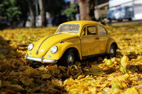 A Yellow Volkswagen Beetle · Free Stock Photo