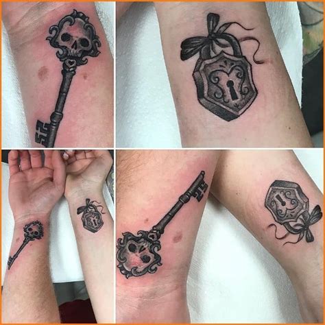 Simple Key Tattoo Designs