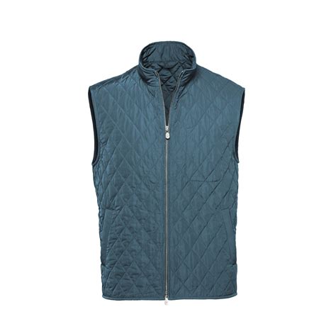 Steel Blue Tech Quilted Vest Jhilburn