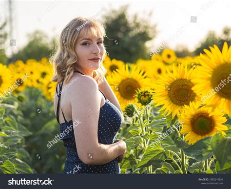 Closeup Curvy Spanish Blonde Standing Summer Stock Photo 1993244651 Shutterstock