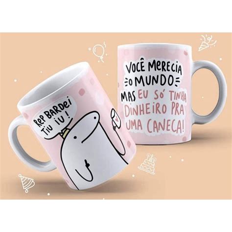 Caneca Flork Porcelana Envio Imediato Você merece o mundo mas eu só