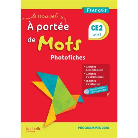 Le Nouvel A Portee De Mots Ce Photofiches Cd Edition