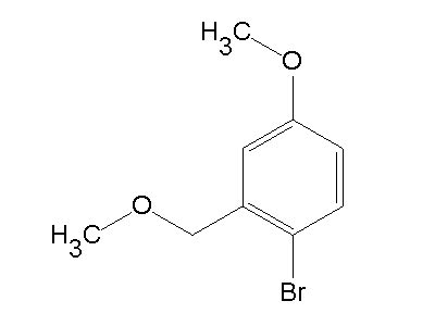 1 Bromo 4 Methoxy 2 Methoxymethyl Benzene C9H11BrO2 Density