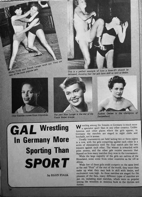 Wrestling Revue Magazine Feb Women S Wrestling Wrestling Gal