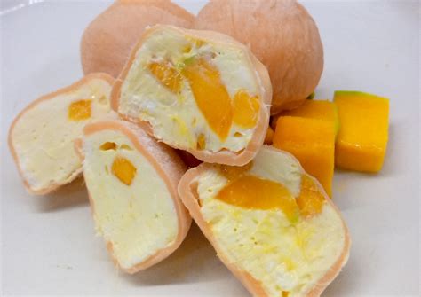 Resep Mochi Mangga Ice Cream Oleh Mamatata Cookpad