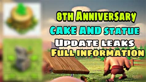 Clash Of Clans 8th Anniversary Update Leaks Full Information 8th