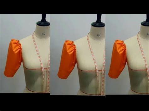 How To Draft Cut And Sew A PUFF SLEEVE Puff Sleeve Blouse Pattern