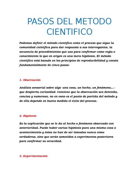 Pdf Pasos Del Metodo Cientifico Dokumen Tips