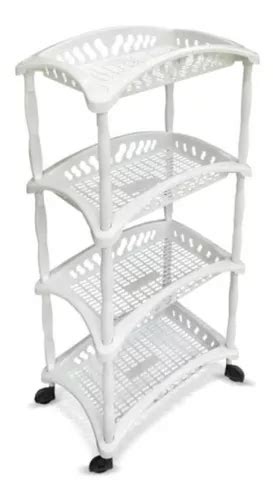 Organizador Fruteira Vertical 4 Andares Multiuso Branco MercadoLivre