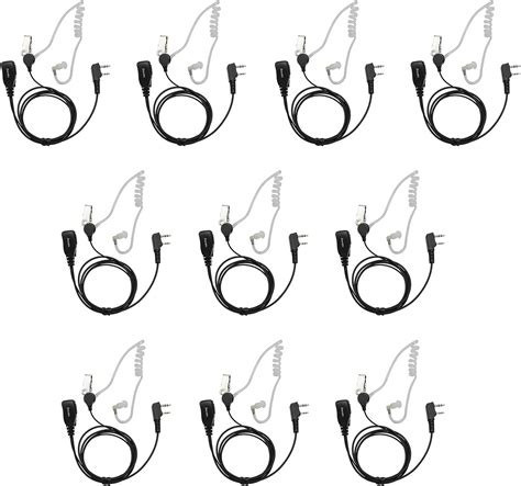 Amazon POFENAL 1 Wire 2 Pin Volume Adjustable Earpiece Compatible