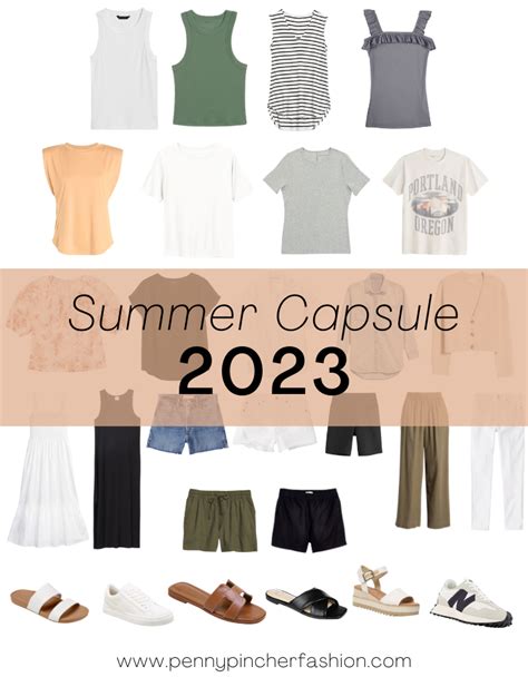 Summer Capsule Wardrobe 2023 Penny Pincher Fashion