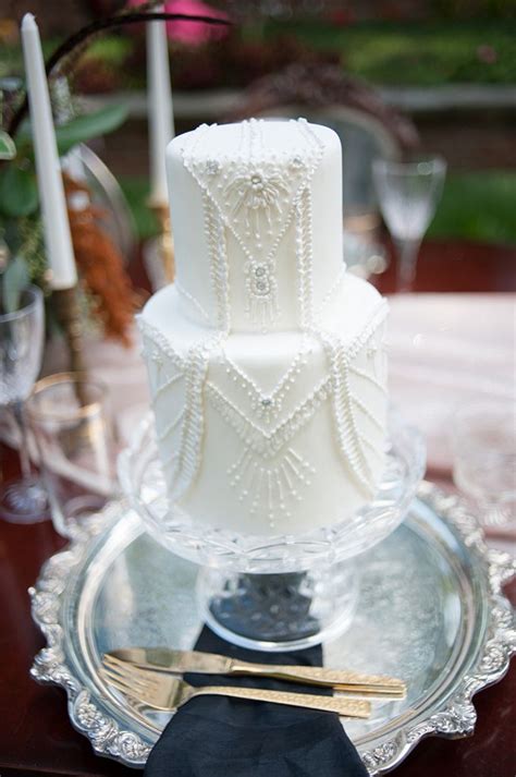 Art Deco Cake Jessica Maida Photography Glamour Grace S