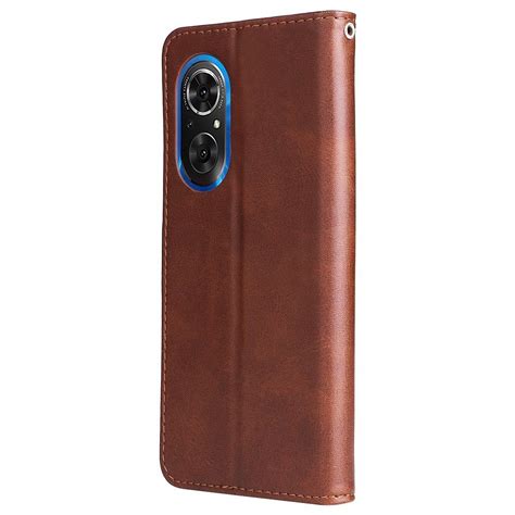 Preklopni Ovitek Leather Zipper Brown Za Huawei Nova Se Honor