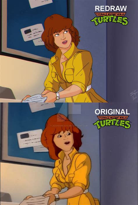 Tmnt 1987 Screenshot Redraw April Oneil By Joshdancato On Deviantart