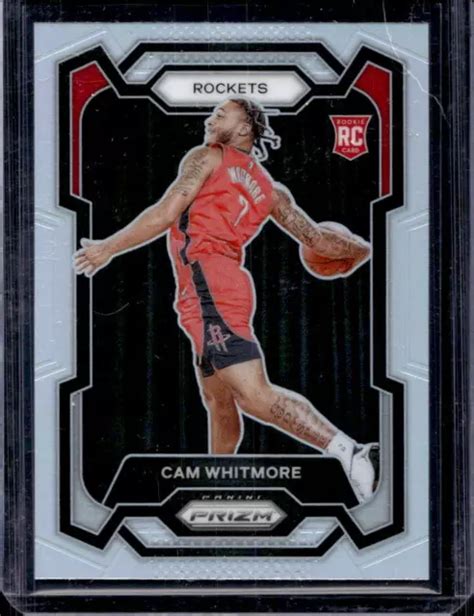 2023 24 PANINI PRIZM Cam Whitmore argent prizm recrue RC 129 fusées