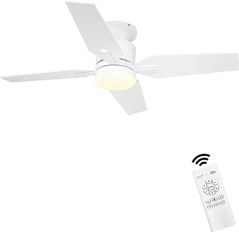 Ohniyou Ceiling Fan With Lights And Remote Control 40 Inch Low Profile