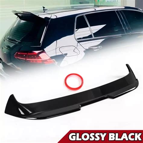 For Vw Golf Mk Mk R Gti Gtd Rear Trunk Roof Spoiler Wing Gloss