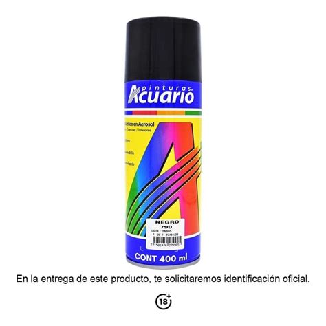 Pintura En Aerosol Acuario Negro 400 Ml Walmart