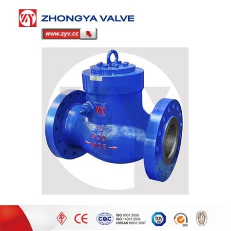 High Pressure Wc6 Class 900lb Swing Check Valve H44h 900lb 10 China Swing Check Valve And