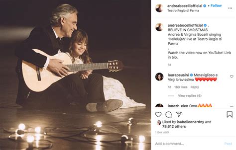 Andrea Bocelli And Daughter Virginia Duet On Leonard Cohens