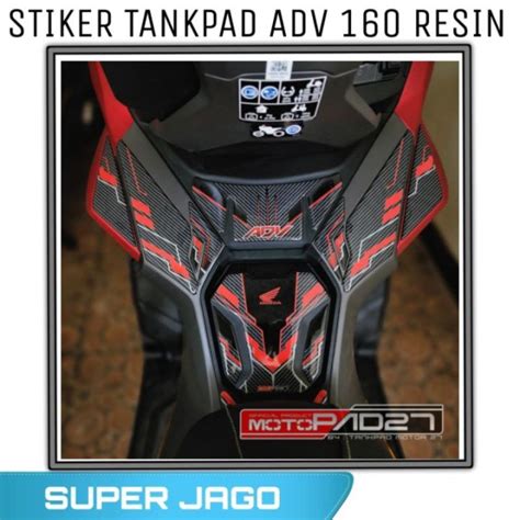 Bisa Cod Stiker Sticker Adv Stiker Fullset Sayap Tankpad