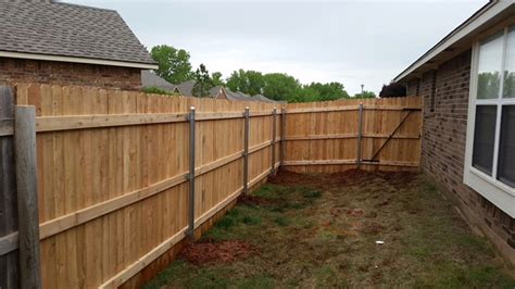 Treated Spruce Or Cedar Fence Fence Okc Oklahoma City Fence