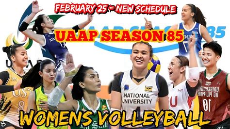 Uaap Season 85 Womens Volleyball Youtube