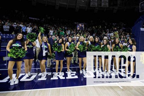 March 01 2023 Notre Dame Pom Pom Squad After Ncaa College League