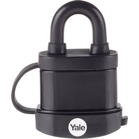 YALE Y222B 35 122 3 Cadenas 35 Mm Fermeture Universelle Noir Avec