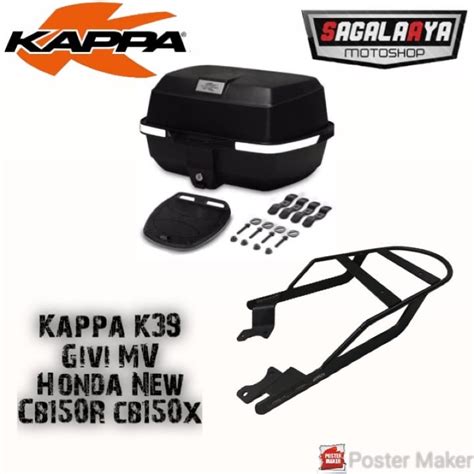 Jual Kappa K39 K39N Bracket Top Box Original Givi MV New CB150R CB150X