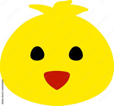 Easter Chick Cute Stock Vector Adobe Stock