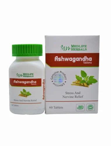 Medlife S Ashwagandha Mg Tablets Pure Natural Extract Pack Of