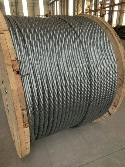 6x36 Iwrc Fc Galvanized Steel Wire Rope For Crane Elevator Lifting Hoisting Loading Rope Steel