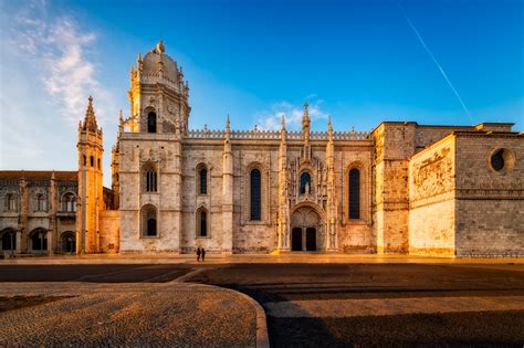 Jerónimos Klooster Lissabon Portugal Foto Door Nico Trinkhaus